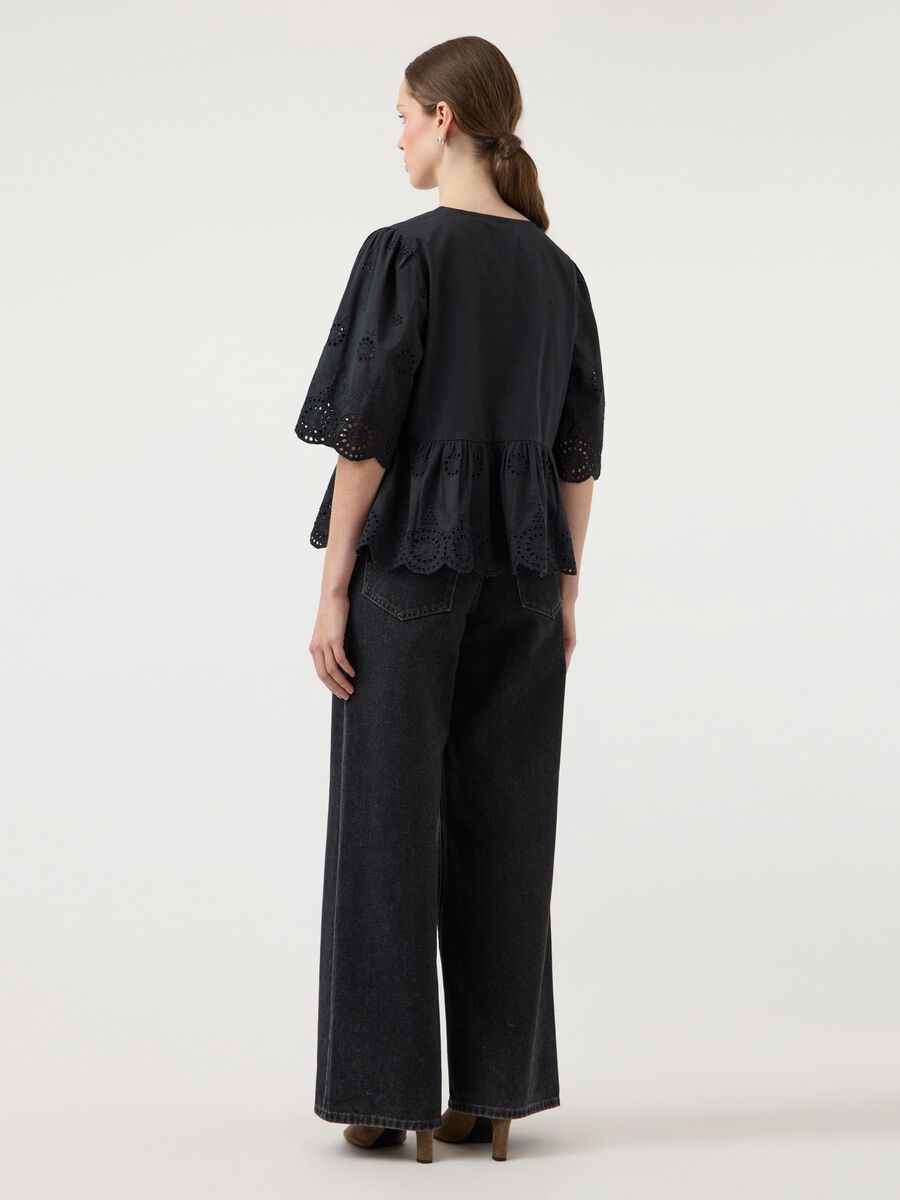 Carousel image - YASCORNELIA TOP, Black | 2