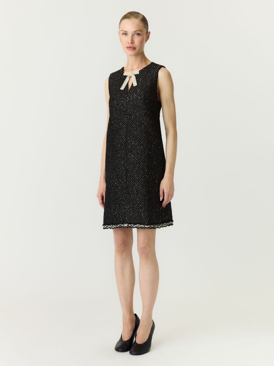 Carousel image 4 YASUNIDA TWEED MIDI-JURK, Black