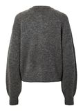 Product image thumbnail - YASJOHI WOOL KNITTED CARDIGAN, Medium Grey Melange | 6