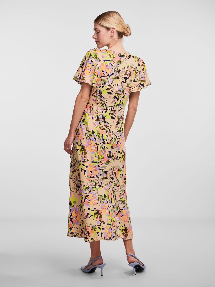 Y.A.S YASEMMY WRAP DRESS, Warm Sand, highres - 26029386_WarmSand_1005315_004.jpg
