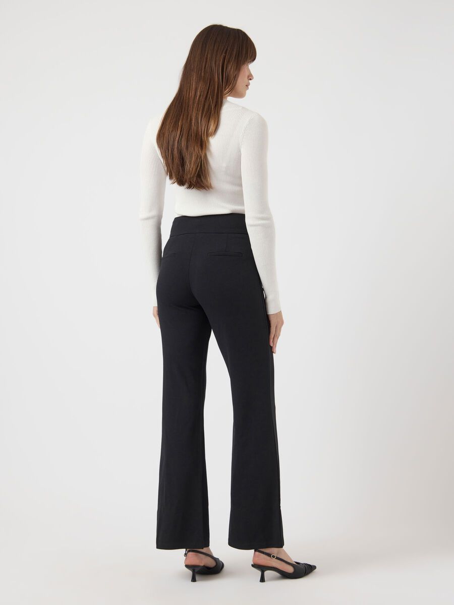 YAS YASVICTORIA HOSE MIT WEITEM BEIN, Black, highres - 26018060_Black_004.jpg