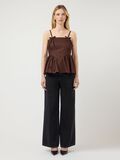 Product image thumbnail - YASMAGLY  STRAP TOP, Coffee Bean | 4