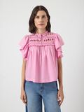 YAS YASLUERA SHORT SLEEVED BLOUSE, Bonbon, highres - 26039620_Bonbon_003.jpg