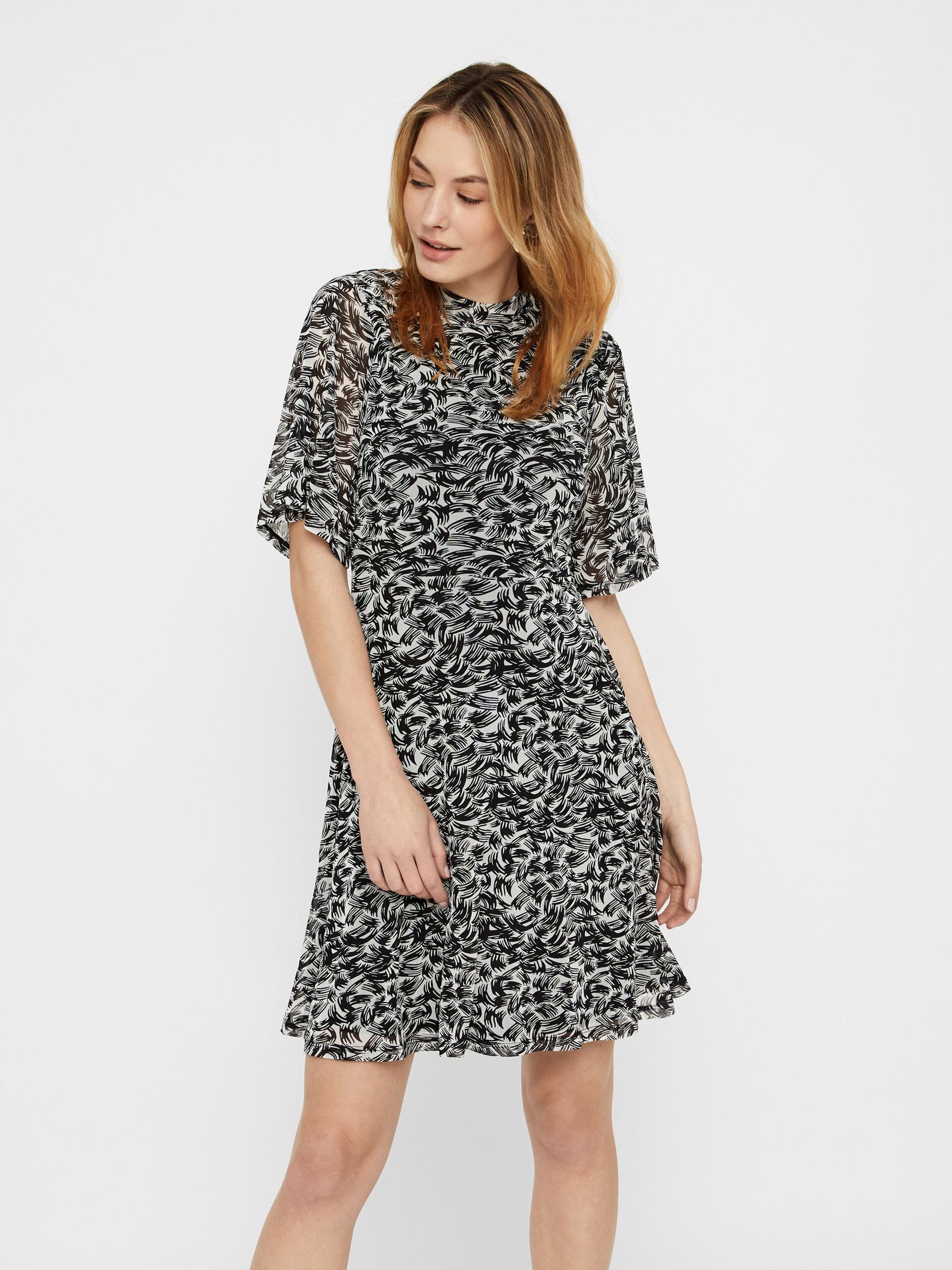 Black PRINTED DRESS Y.A.S®