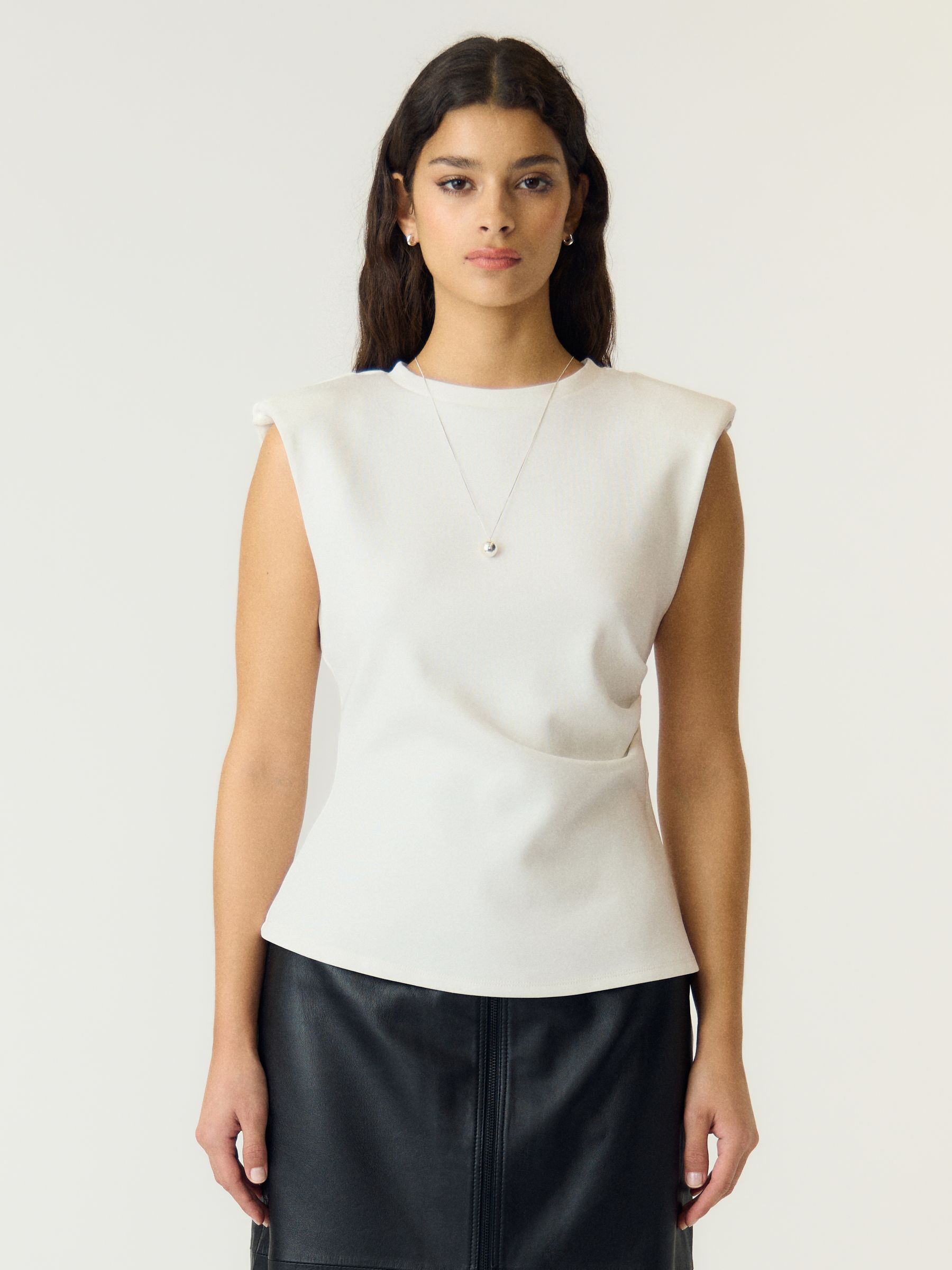 YASPINA SLEEVELESS TOP | White | YAS® Germany
