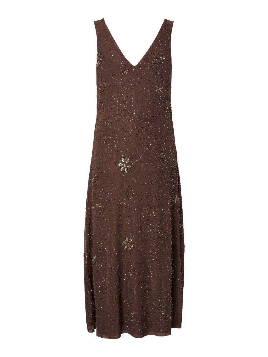 Carousel image - YASNURA  MIDI DRESS, Peyote | 7