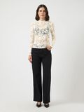 Product image thumbnail - YASLACEY - DENTELLE TOP &Agrave; MANCHES LONGUES, Pristine | 4