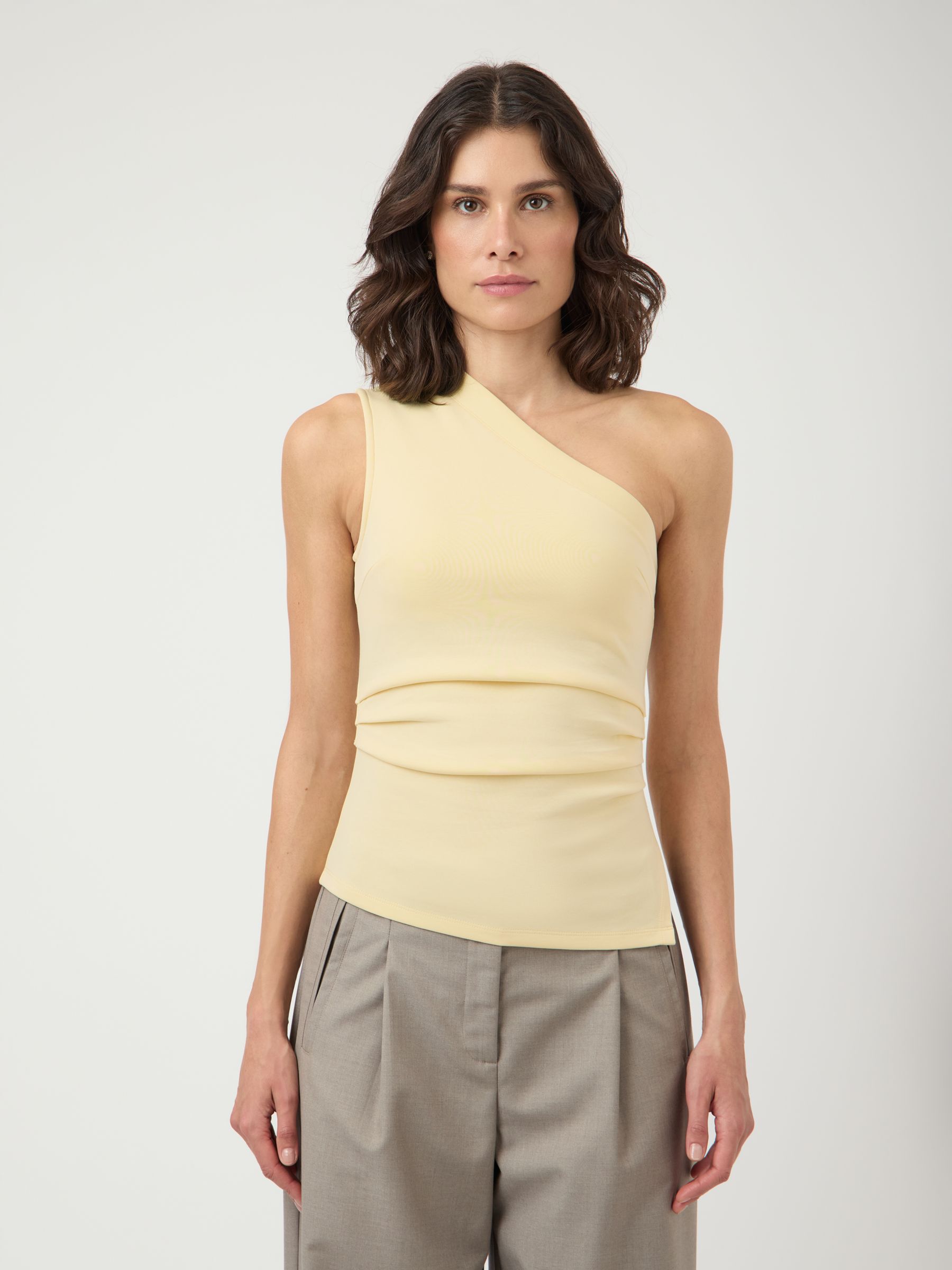 YASVENICE ONE-SHOULDER TOP | Yellow | YAS® Austria