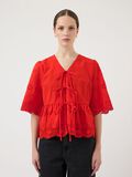 Product image thumbnail - YASCORNELIA TOP, Fiery Red | 1
