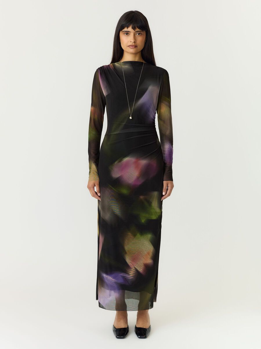 Product tile image YASSHAMA LS  MIDI DRESS, Black 26041682_Black_1318834