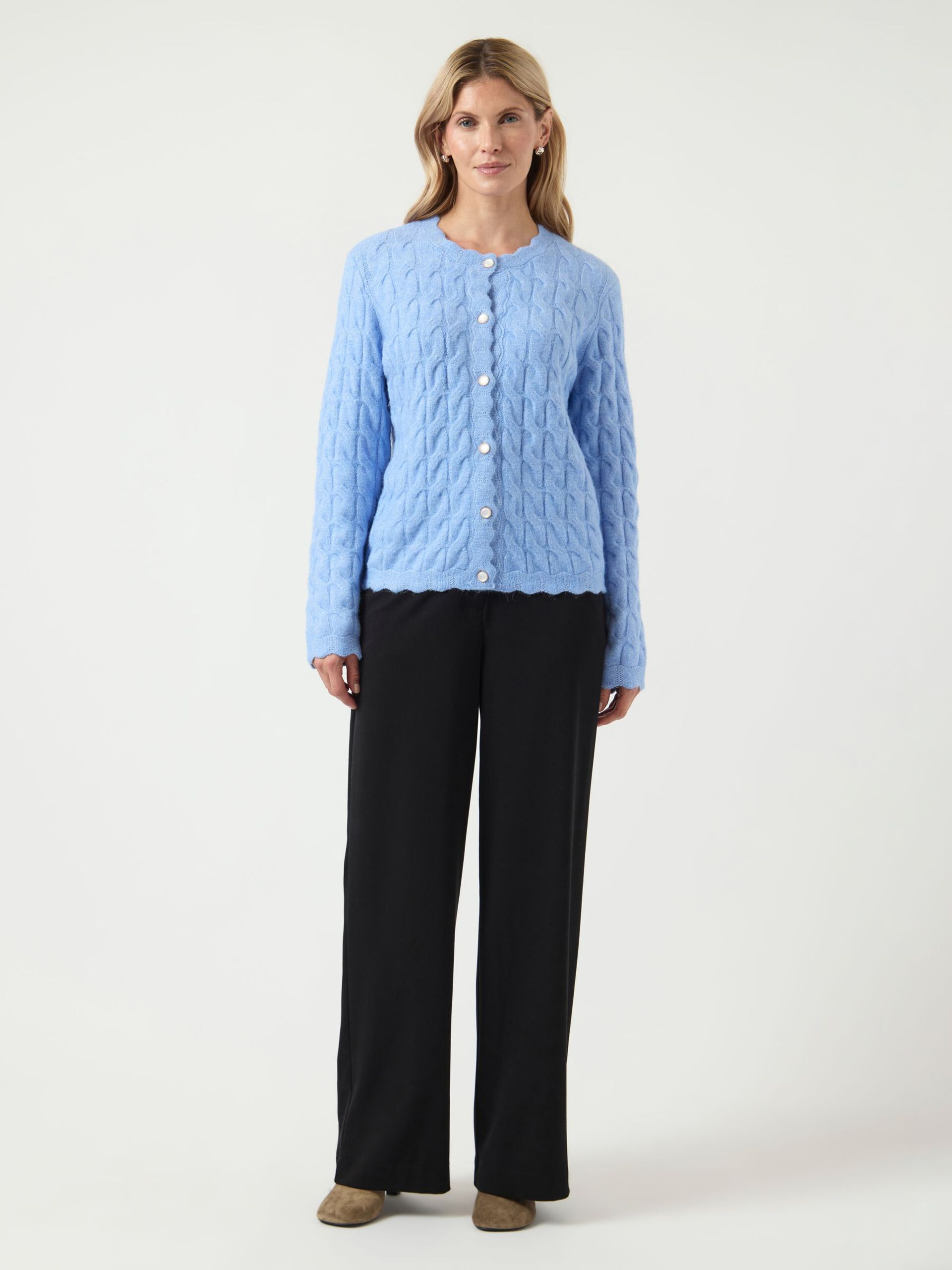 Carousel image - YASBUBERA GEBREID VEST, Vista Blue | 4