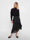 YAS ELASTIC BACK FLOUNCE MIDI SKIRT, Black, highres - 26014366_Black_686622_005.jpg