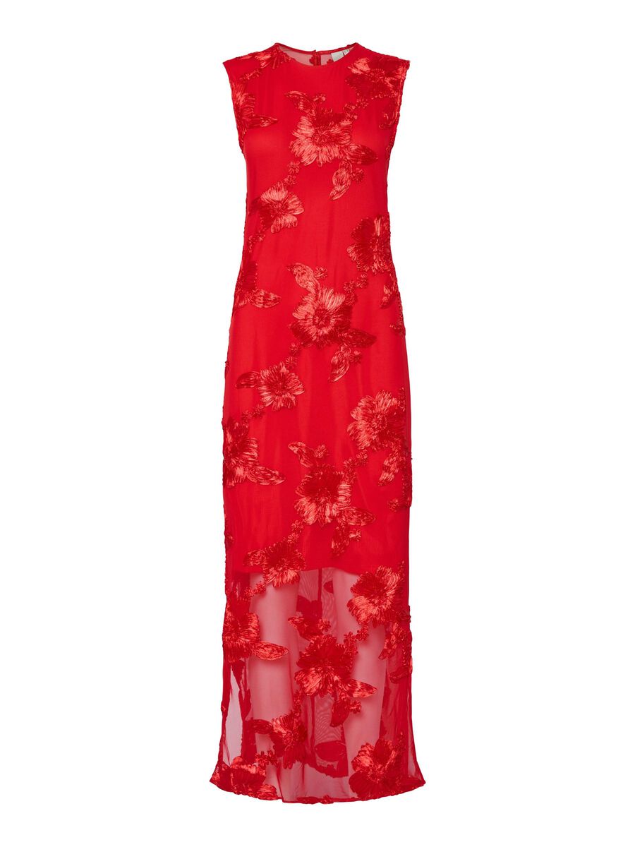 YAS YASFLOREE LONG DRESS, Cherry Tomato, highres - 26037067_CherryTomato_001.jpg