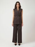 Product image thumbnail - YASSHIMMA GILET, Chocolate Brown | 4