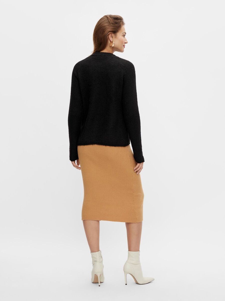 Y.A.S YASALVA KNITTED PULLOVER, Black, highres - 26024720_Black_004.jpg