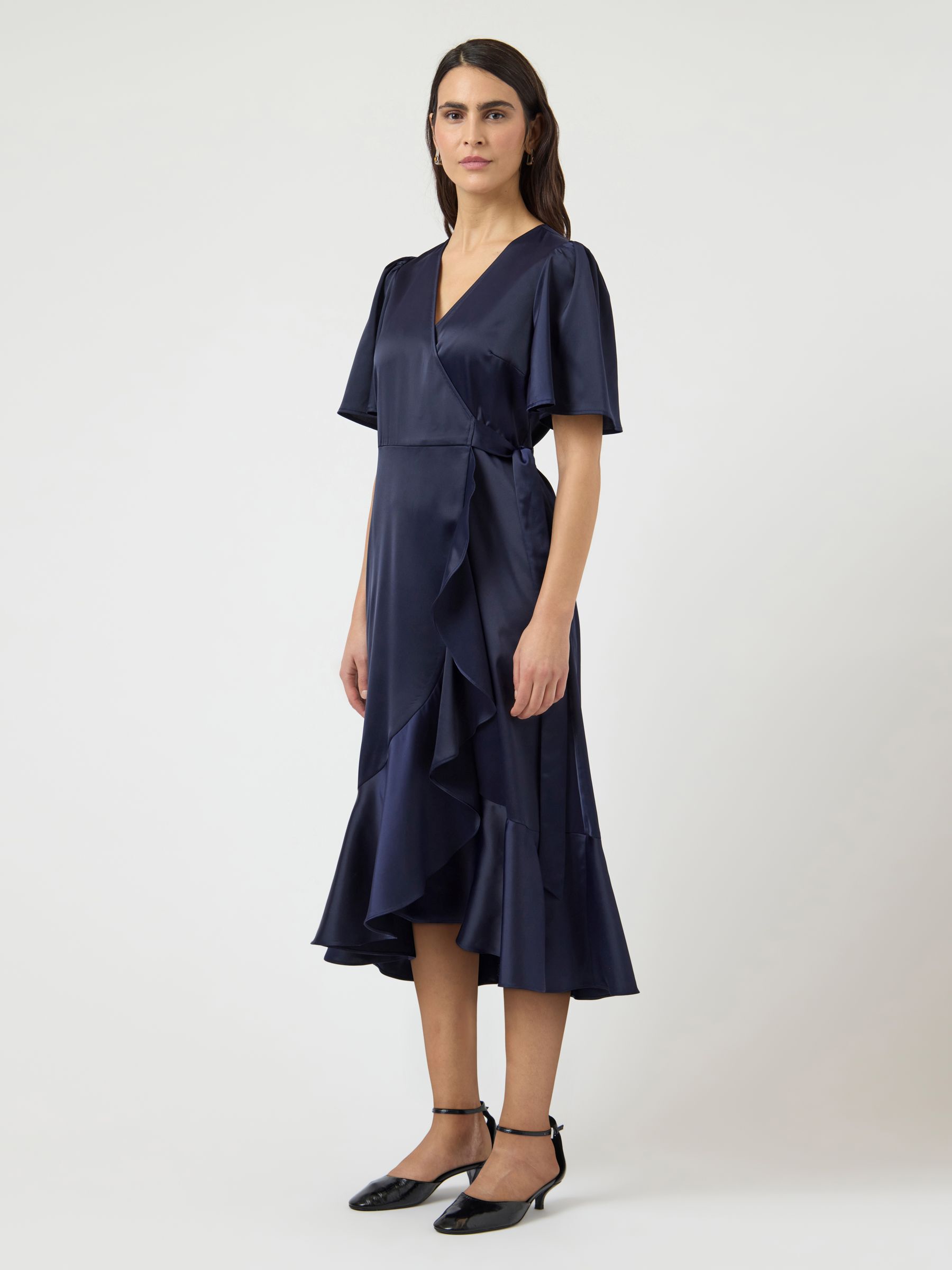 YASTHEA WRAP DRESS | Blue | YAS® France