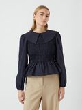 YAS YASROMA TOP MED SMOCKSYNING, Navy Blazer, highres - 26037197_NavyBlazer_003.jpg