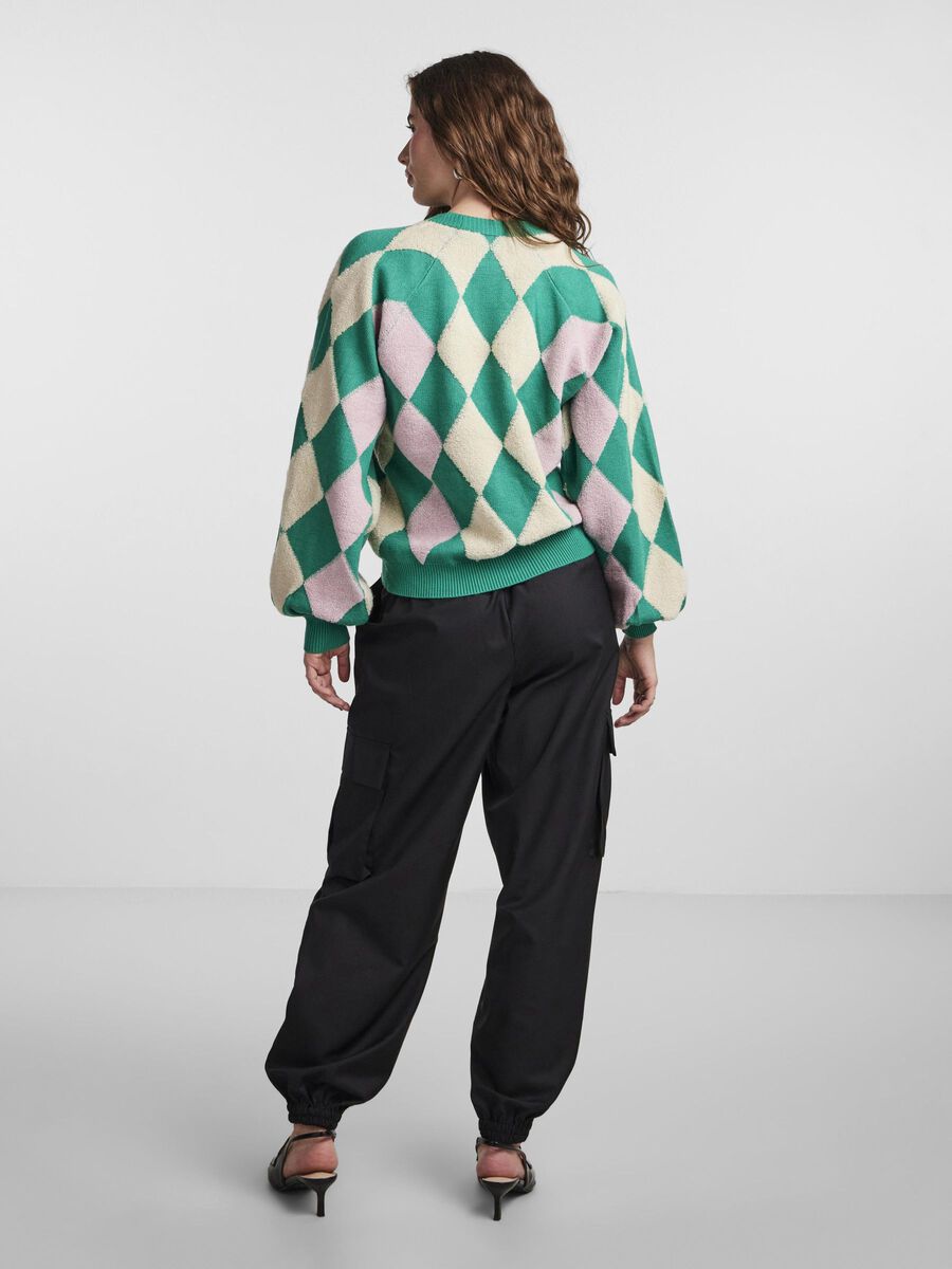 Y.A.S YASARGYLE KNITTED CARDIGAN, Pepper Green, highres - 26028105_PepperGreen_965310_004.jpg