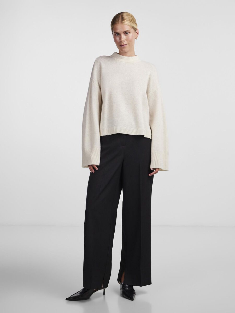Y.A.S YASFRIDO KNITTED PULLOVER, Birch, highres - 26032073_Birch_003.jpg