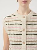 Product image thumbnail - YASNILO GEBREID GILET, Pristine | 3