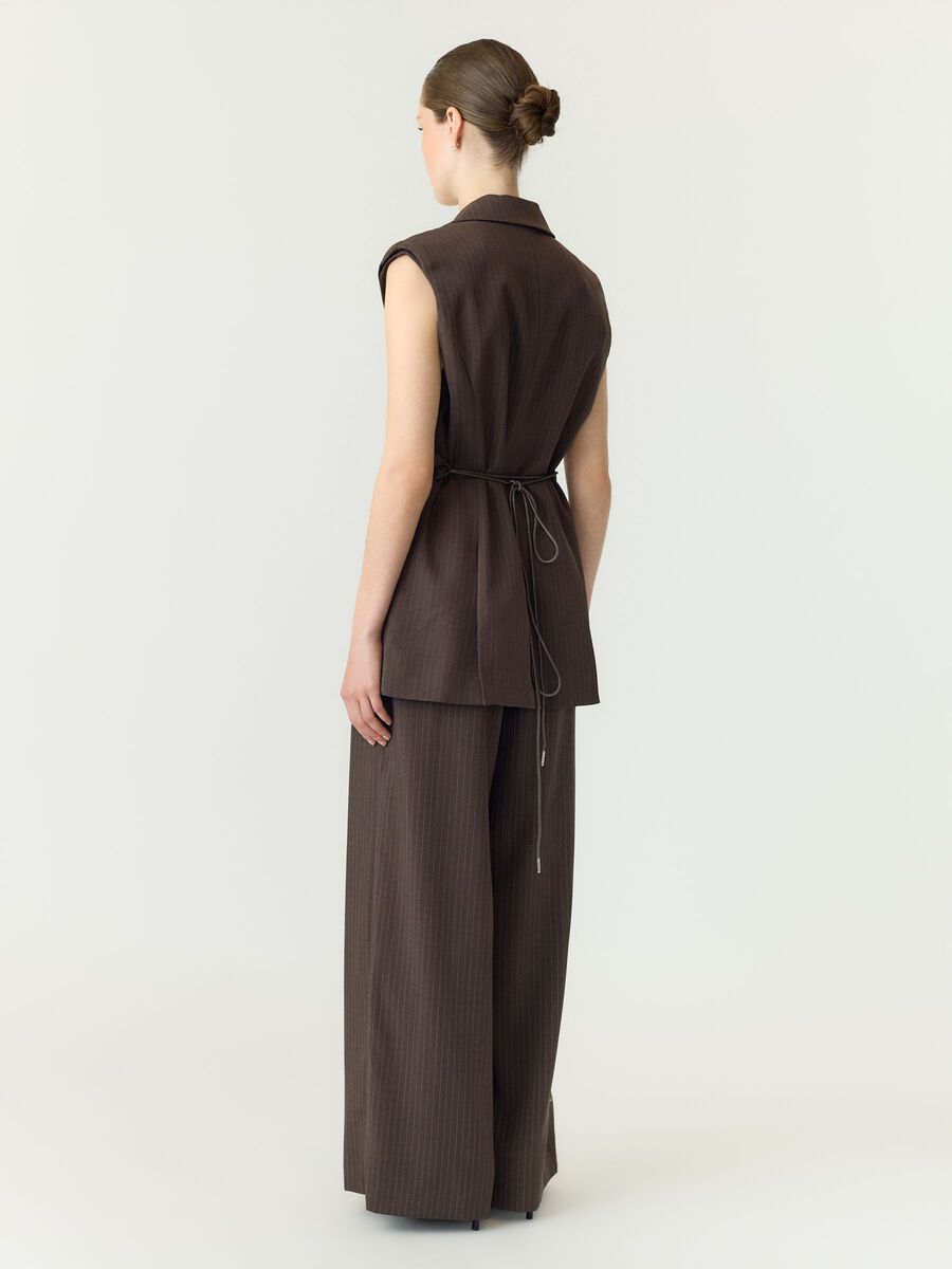 Carousel image 2 YASSHIMMA WAISTCOAT, Chocolate Brown