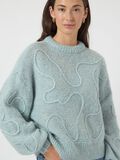Product image thumbnail - SWETER Z DZIANINY, Silver Blue | 3