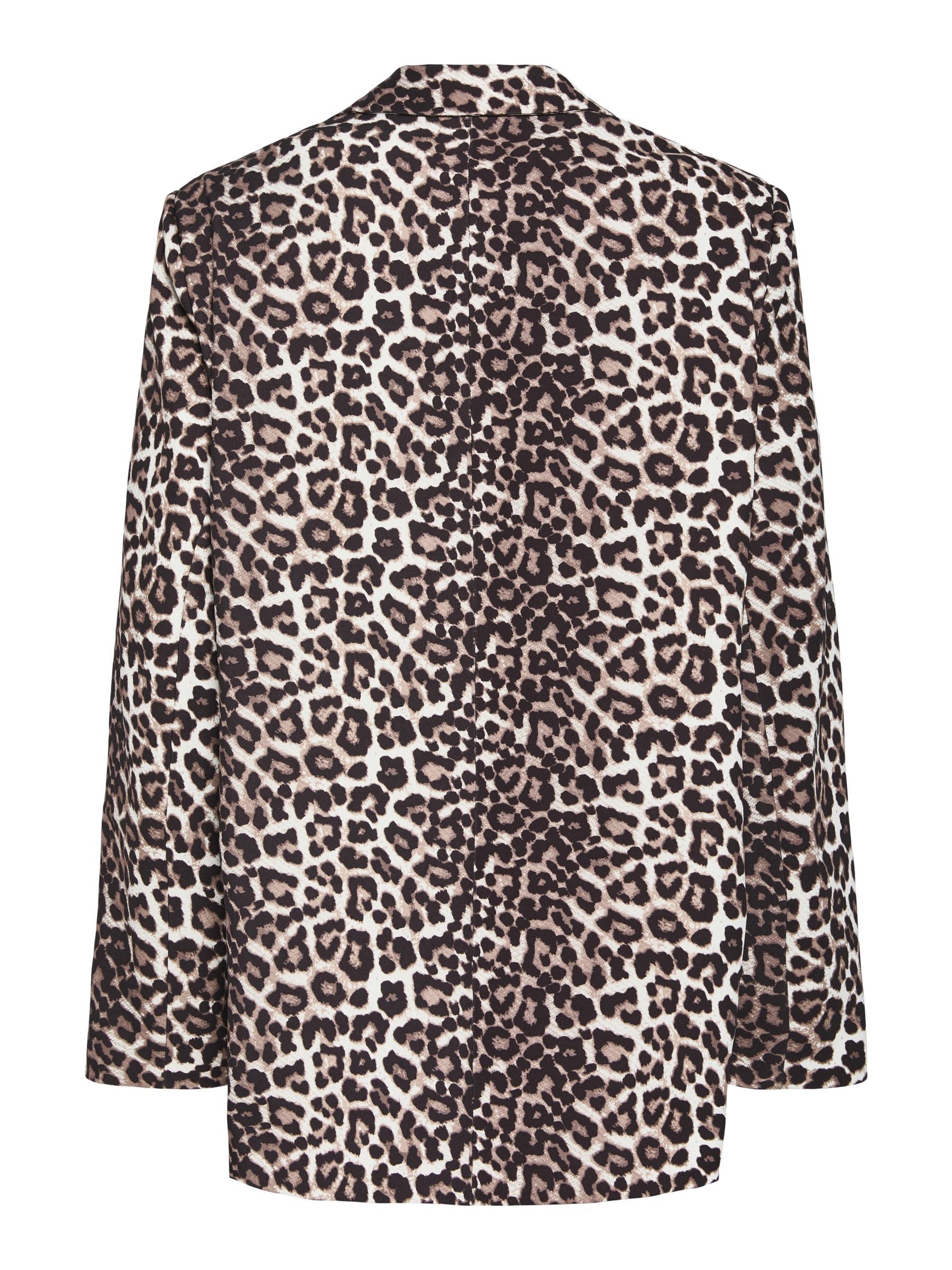 Yas leopard print coat store