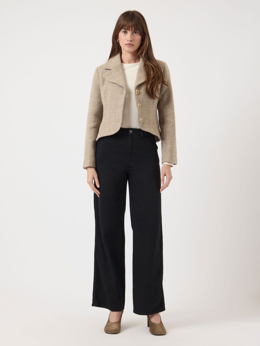 Carousel image - YASTHELA WOOL BLEND SHORT JACKET, Taupe Gray | 4