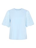 Product image thumbnail - YASLEX BRODERIE ANGLAIS T-SHIRT, Clear Sky | 5