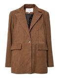 Product image thumbnail - YASPALMA SUEDE LEATHER  BLAZER, Emperador | 5