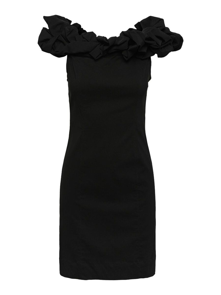 Y.A.S YASCARRIE SHORT DRESS, Black, highres - 26034740_Black_001.jpg