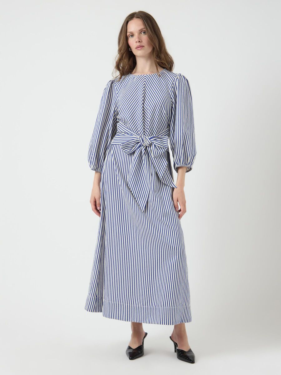 YAS YASYLVI 3/4 MIDI DRESS, Dazzling Blue, highres - 26037986_DazzlingBlue_1196745_003.jpg