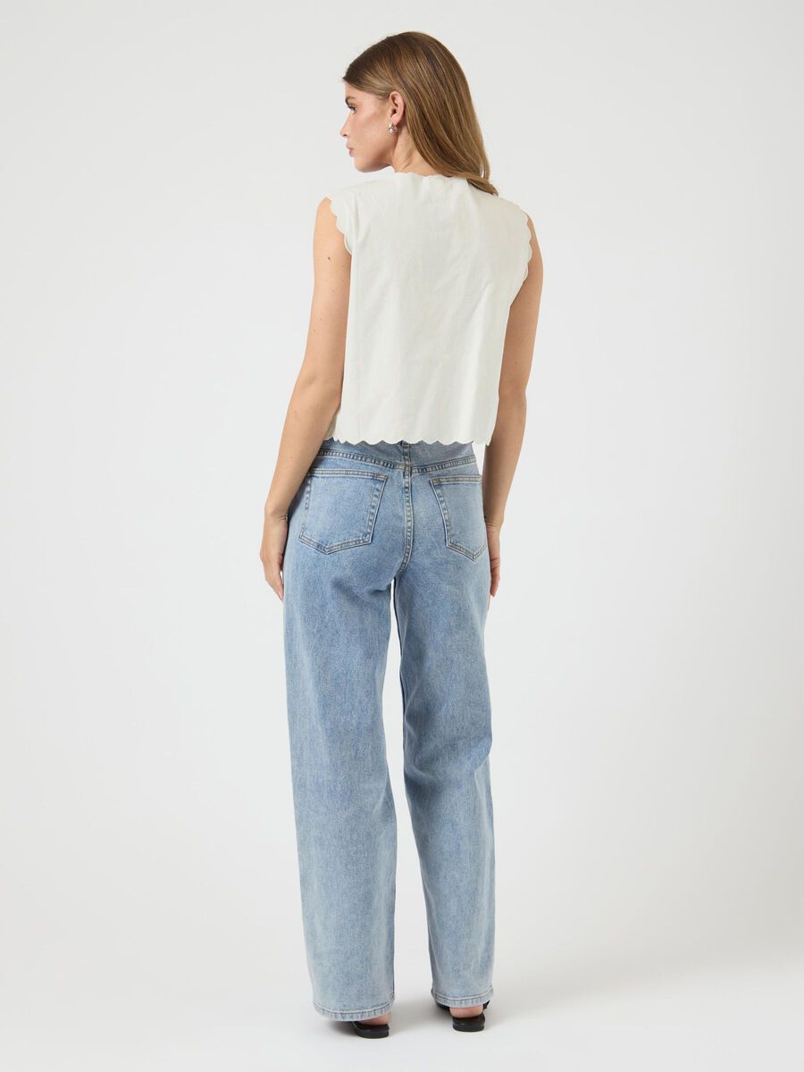 YAS YASTHEA TIE SLEEVELESS TOP, Star White, highres - 26038677_StarWhite_004.jpg