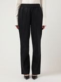 Product image thumbnail - YASSOPHIE LEATHER TROUSERS, Black | 1