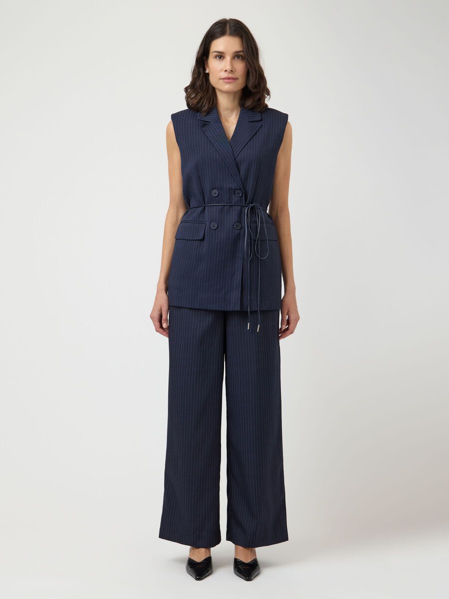 Product carousel image - YASSHIMMA BROEK, Navy Blazer | 1