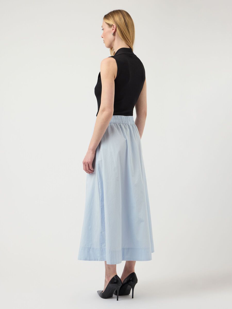 Product carousel image - YASCOLEA HW ANKLE MAXI SKIRT, Skyway | 2