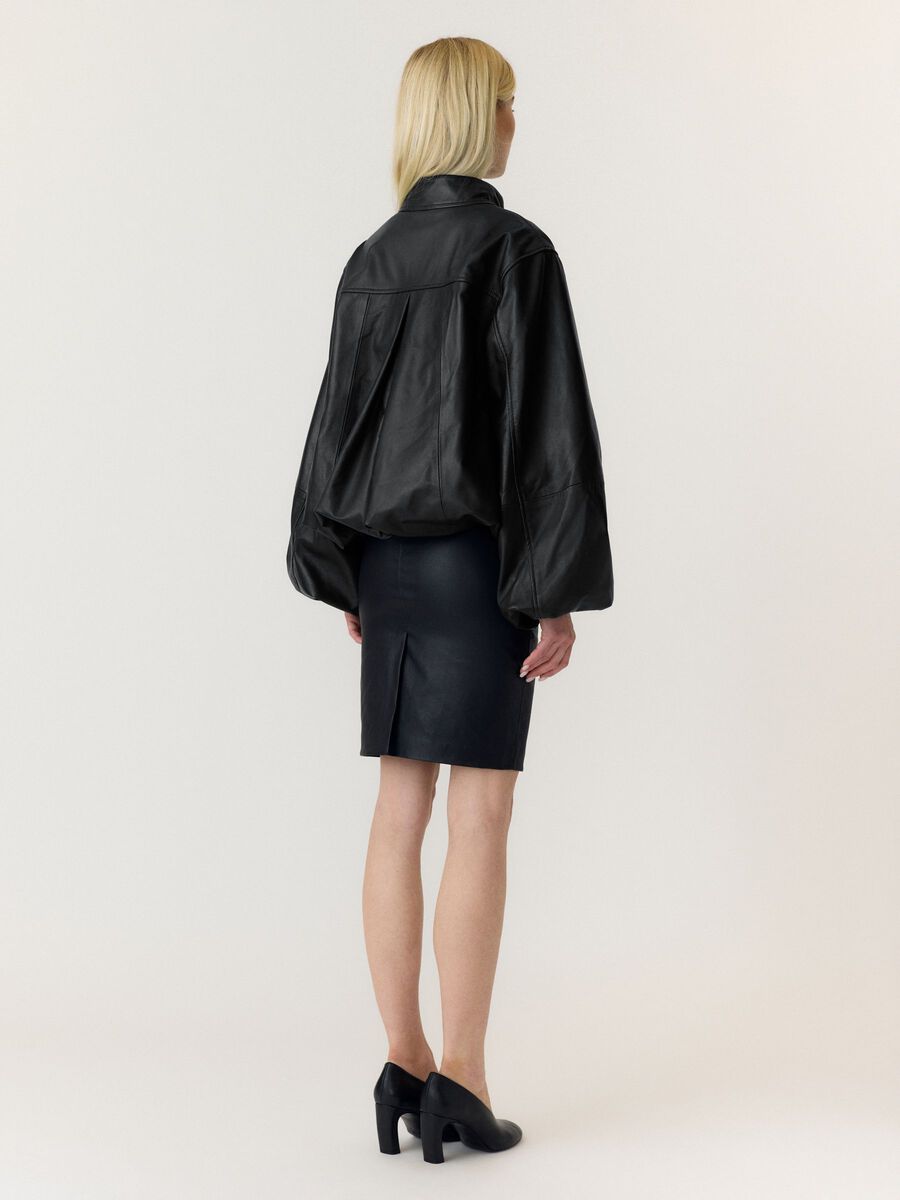 Carousel image - YASISABEL LEATHER JACKET, Black | 2