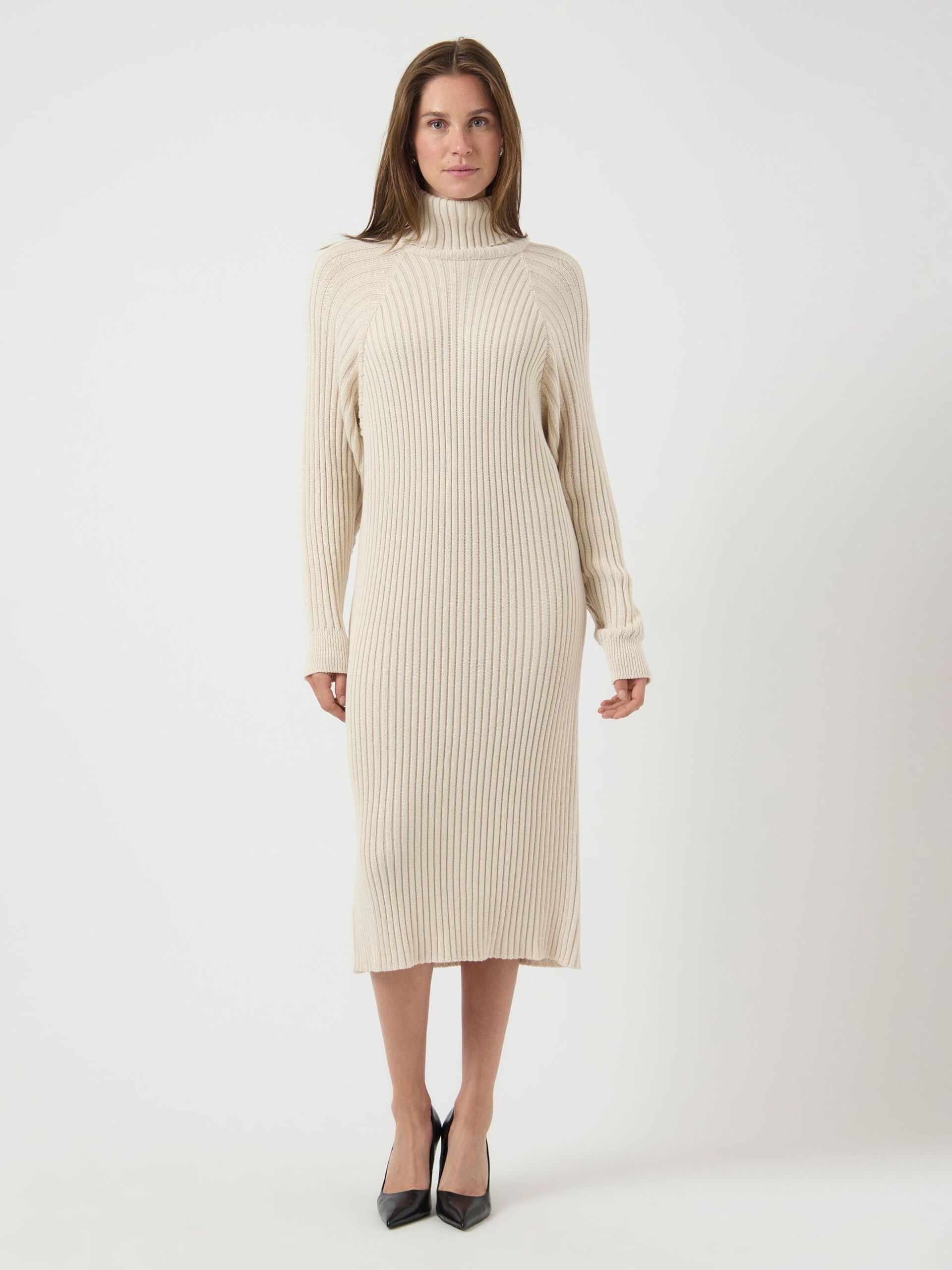 Carousel image - YASMAVI KNITTED DRESS, Birch | 4