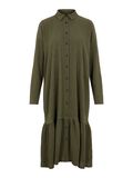Y.A.S CHECKED LOOSE-FIT MIDI DRESS, Olive Night, highres - 26019766_OliveNight_794175_001.jpg