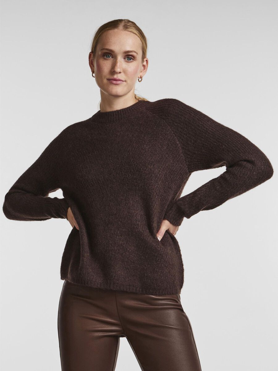 Y.A.S YASALVA KNITTED PULLOVER, Seal Brown, highres - 26024720_SealBrown_003.jpg