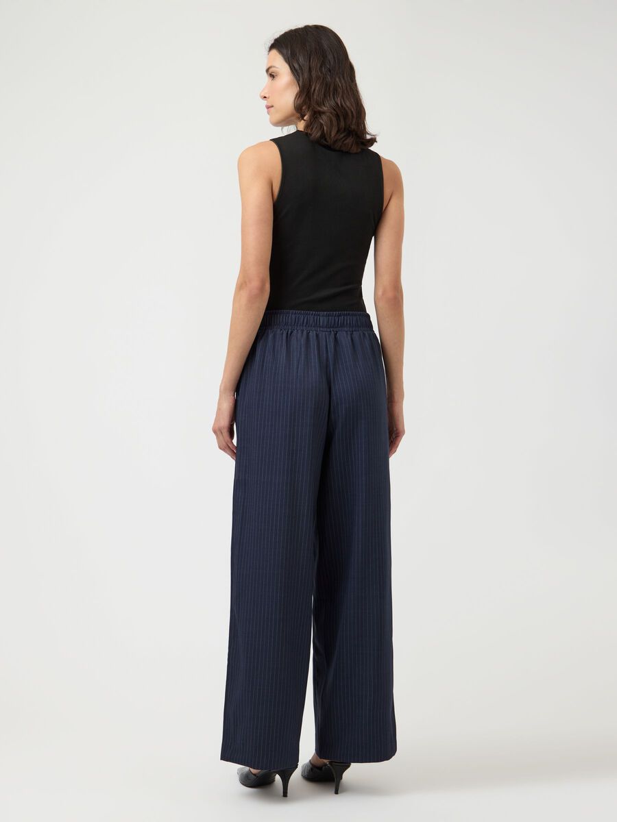 Product carousel image - YASSHIMMA TROUSERS, Navy Blazer | 2