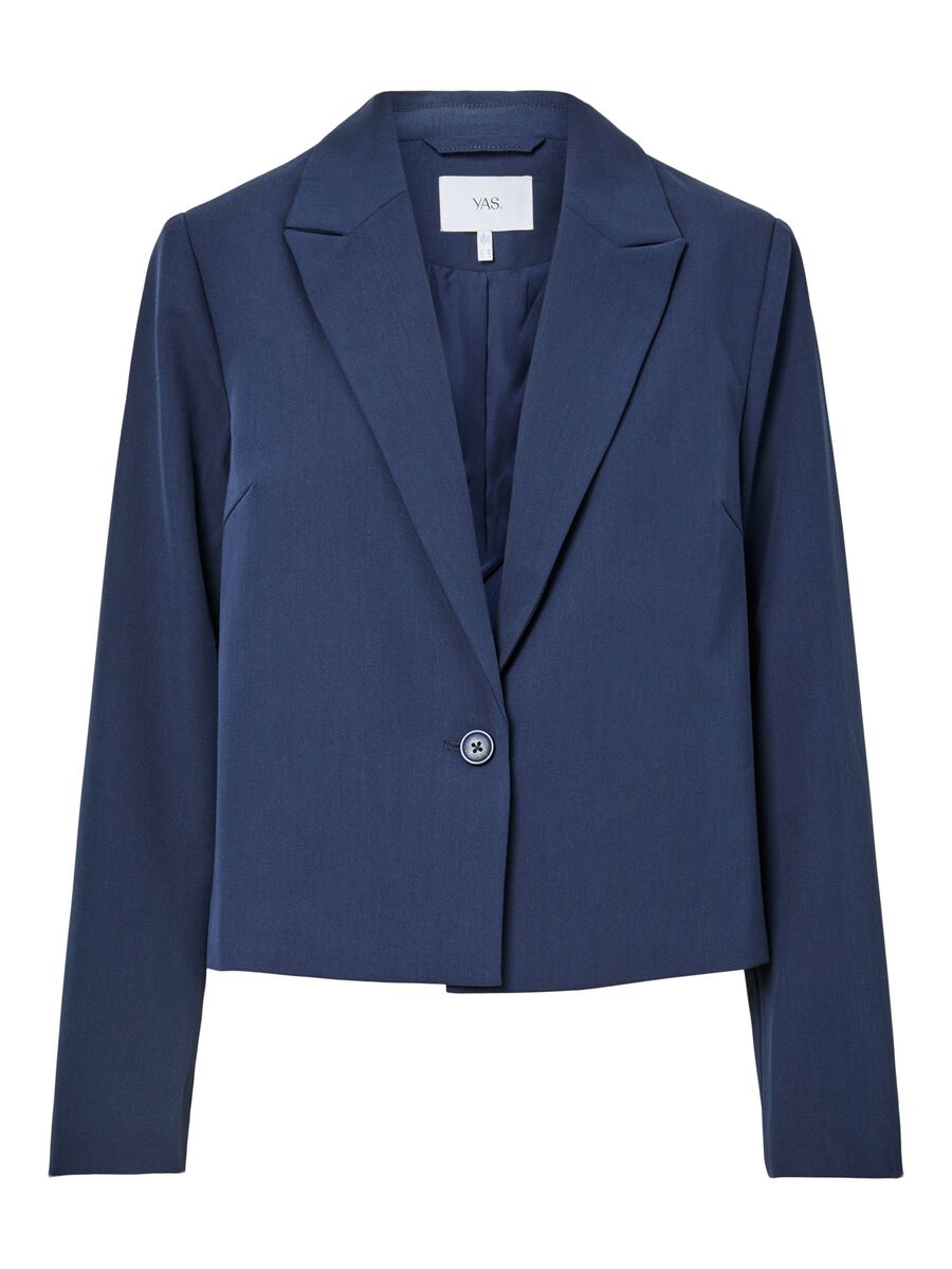 Product carousel image - YASDAKOTA CROPPET BLAZER, Navy Blazer | 1