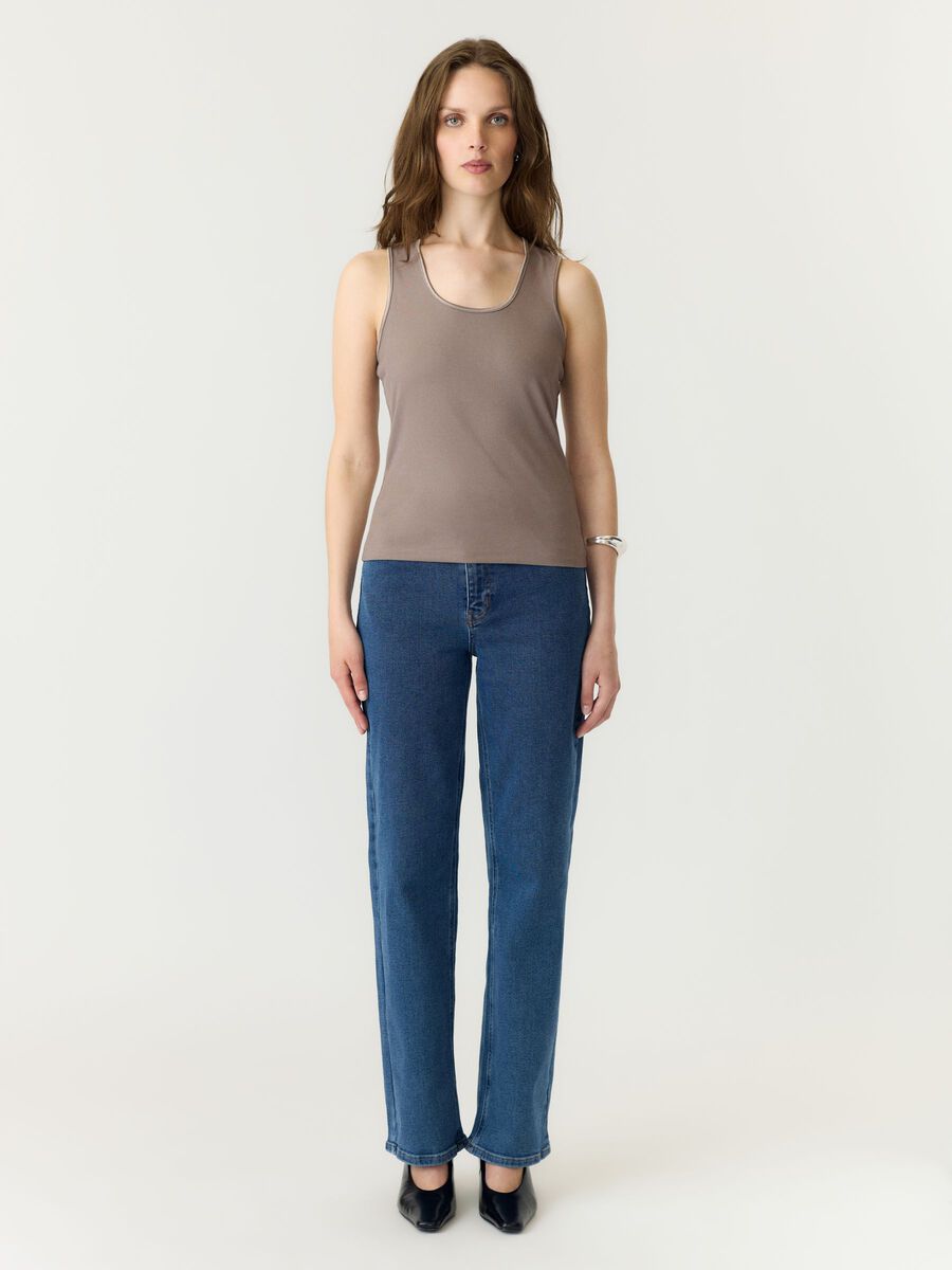Carousel image 4 YASPALOMA TANKTOP, Taupe Gray