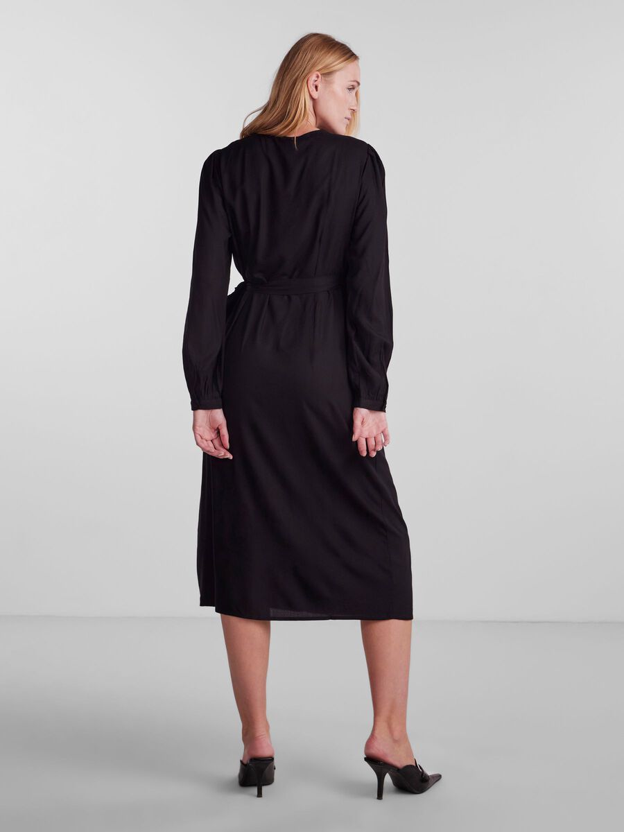 Y.A.S YASKRIZZA VESTIDO ENVOLVENTE, Black, highres - 26029047_Black_004.jpg