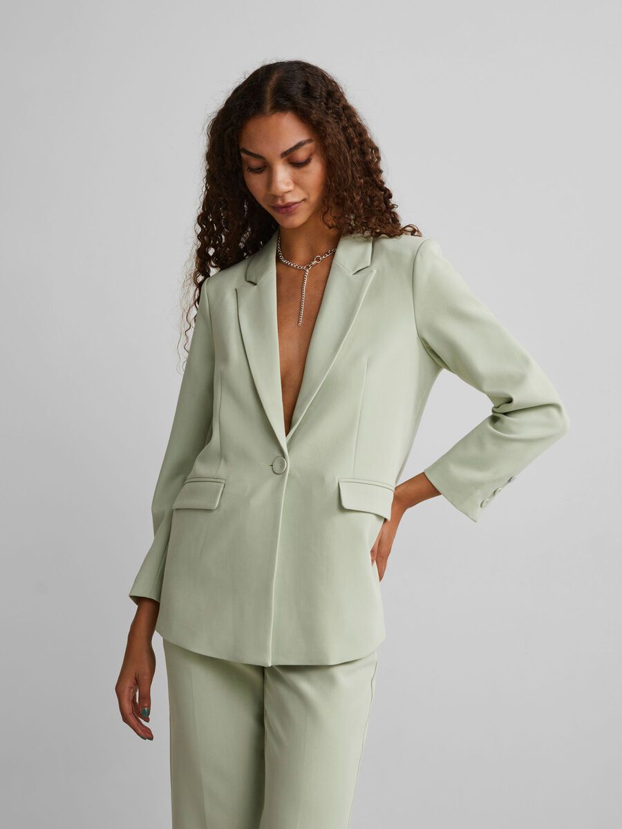 Carousel image - YASBLURIS BLAZER, Sea Foam | 1