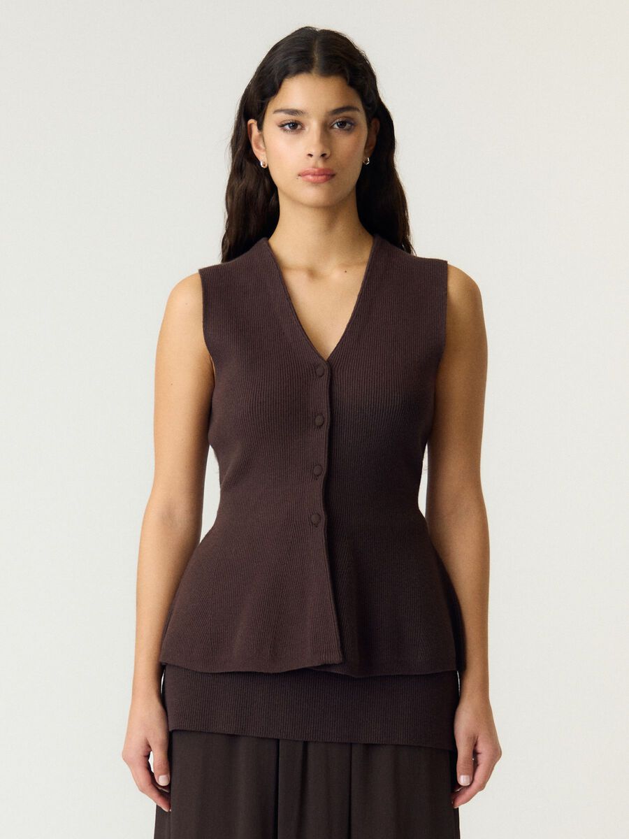 Product tile image - YASBEANI - MAILLE TOP, Coffee Bean | 26040581_CoffeeBean