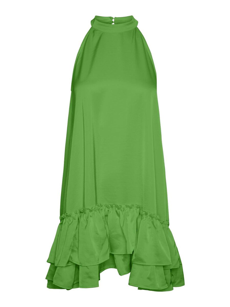 Y.A.S YASELEANOR HALTER NECK DRESS, Classic Green, highres - 26034241_ClassicGreen_001.jpg