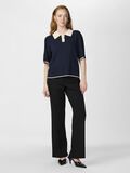 YAS YASMILLE GEBREIDE TOP, Navy Blazer, highres - 26034723_NavyBlazer_1170625_005.jpg