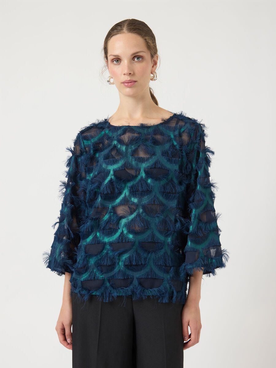 Product carousel image - YASPAZILLA BLUS, Navy Blazer | 1