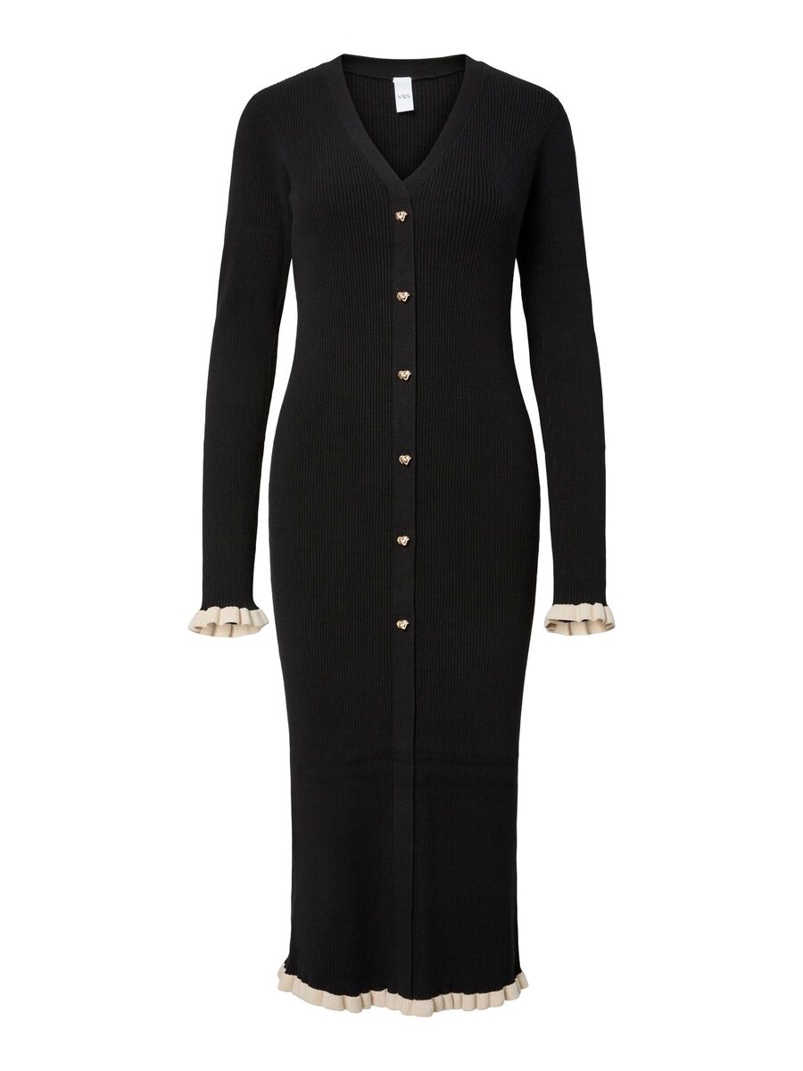 Carousel image - YASFLOMA KNITTED DRESS, Black | 6